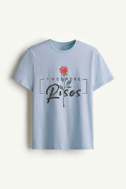 Kelbrg Men's The Rose Rises Printed Tee Shirt Men's Tee Shirt First Choice 