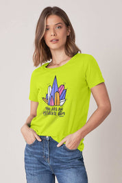 East West Women's Absolute Gem Printed Short Sleeve Tee Shirt Women's Tee Shirt East West 