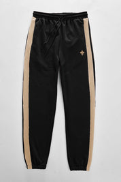 Polo Republica Men's Contrast Panel Maple Leaf Embroidered Fleece Trousers Men's Trousers Polo Republica 