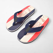 Black Camel Men's Soft & Smooth Flip Flop Slippers Men's Shoes Hamza Traders Navy & Red EUR 40 