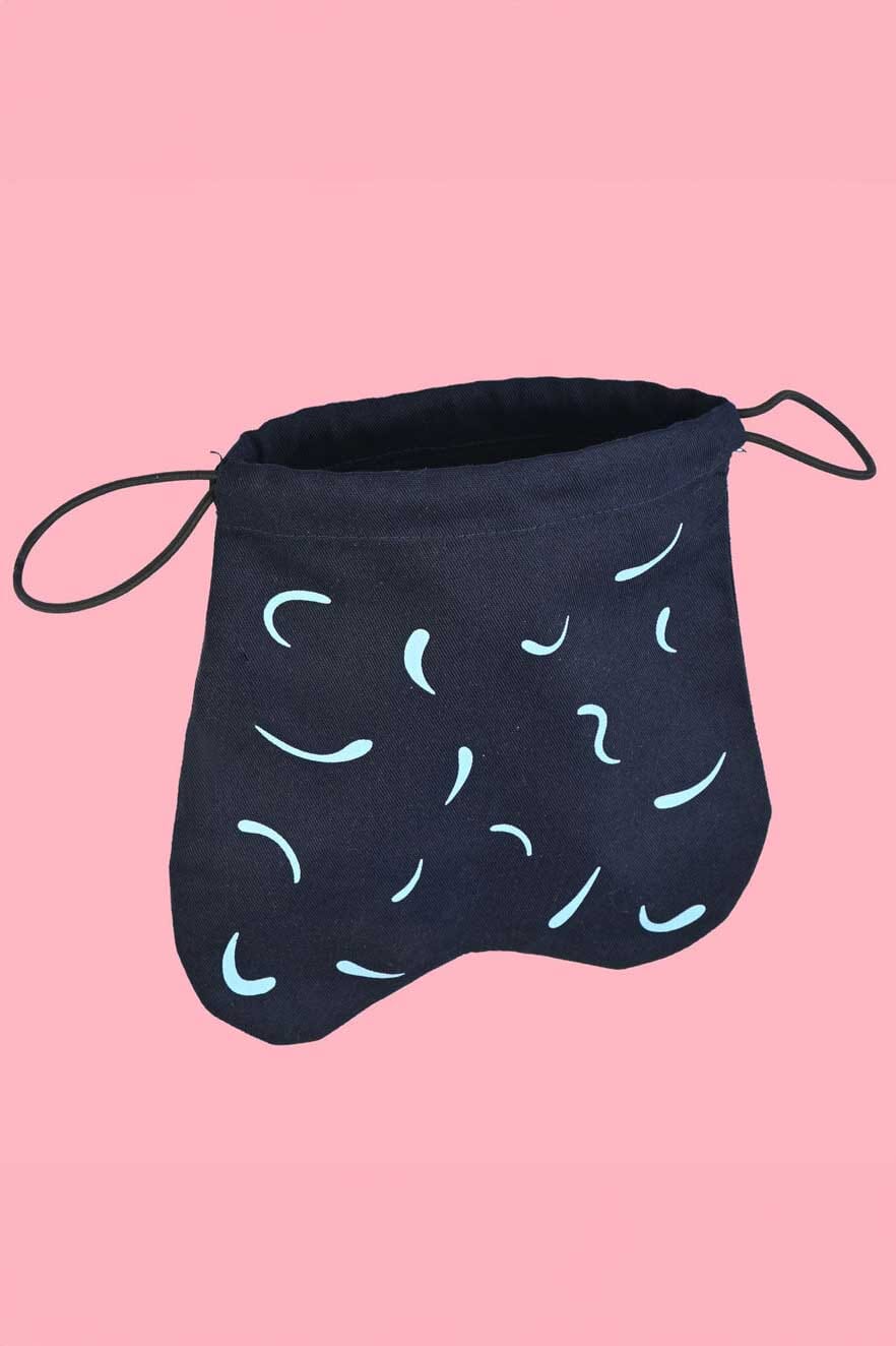 Drawstring Printed Design Gift Pouch