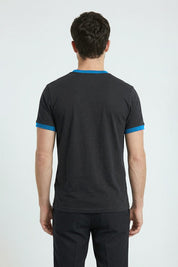 Black & Aqua Blue