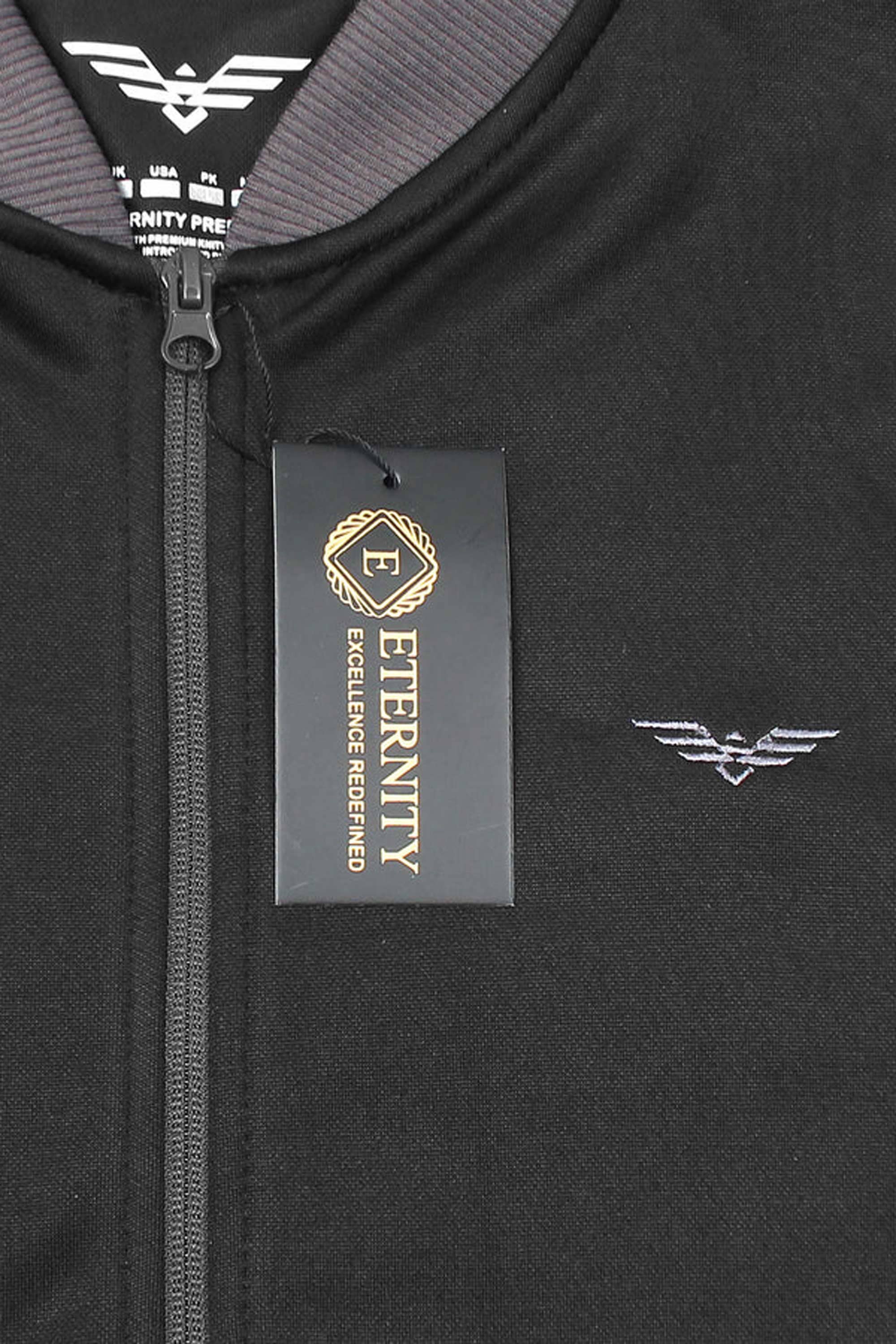 Eternity Men's Logo Embroidered Bomber Jacket Men's Jacket ETY 