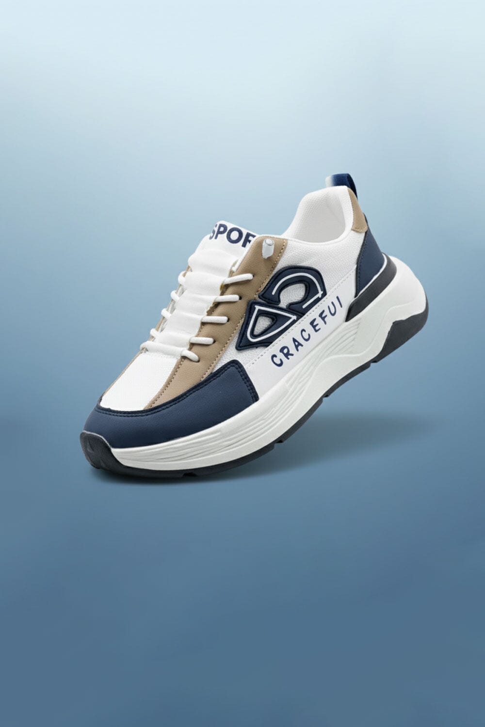 White & Navy