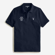 Polo Republica Men's Deer & PR Mallets Embroidered Short Sleeve Polo Shirt Men's Polo Shirt Polo Republica 