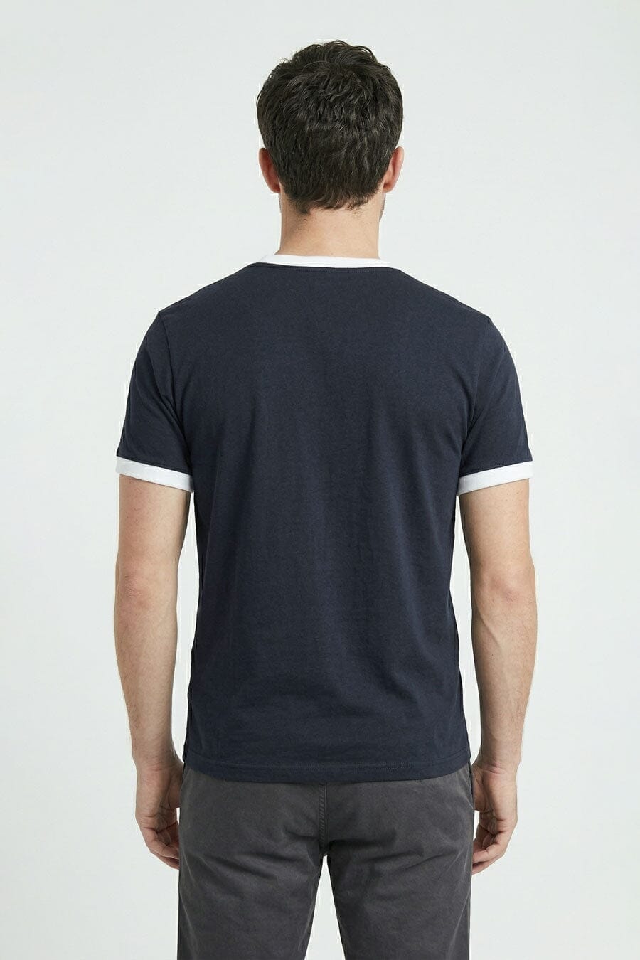 Navy & White