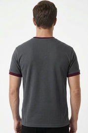 Graphite & Burgundy