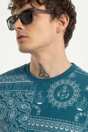 Max 21 Men's Paisley Tee Shirt