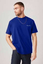 Polo Republica Men's Logo Curved Loose Fit Tee Shirt