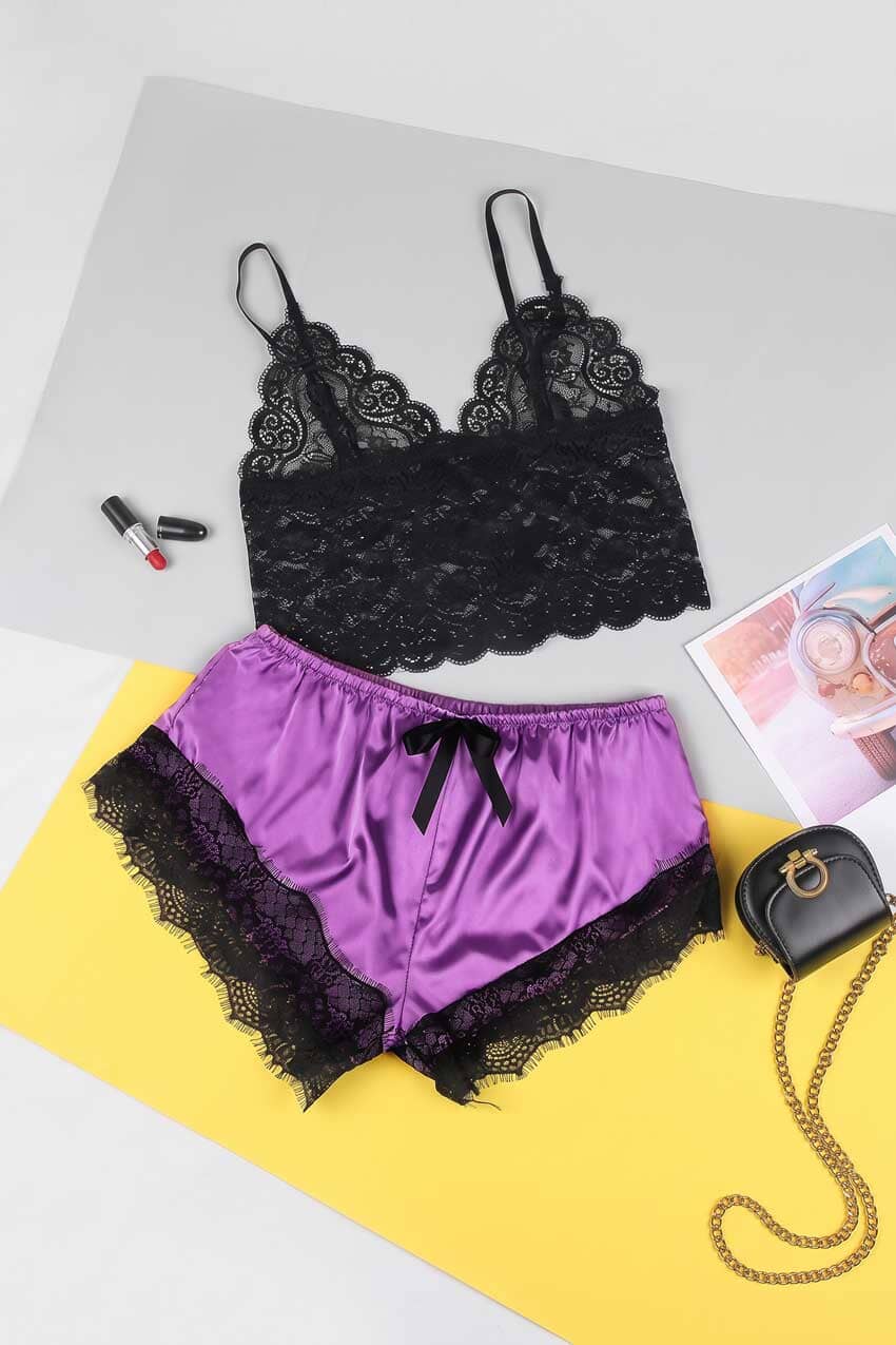 Black & Purple