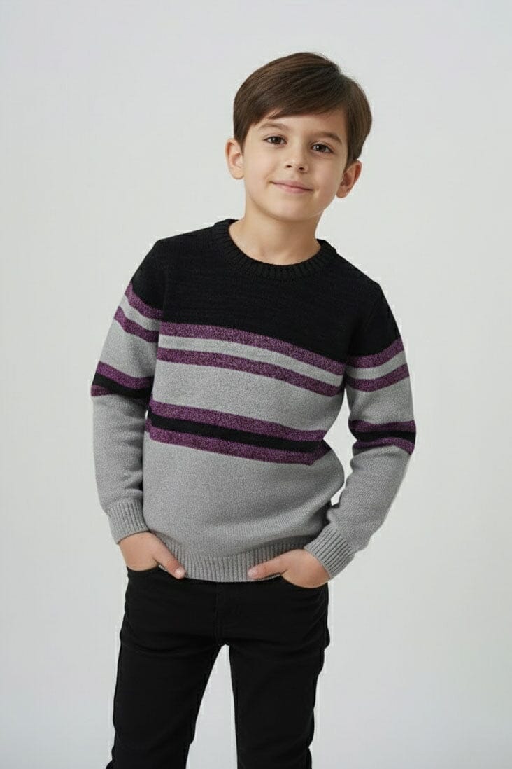 Grey & Purple