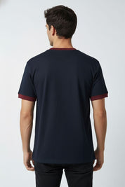 Navy & Maroon
