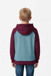 Light Teal & Burgundy