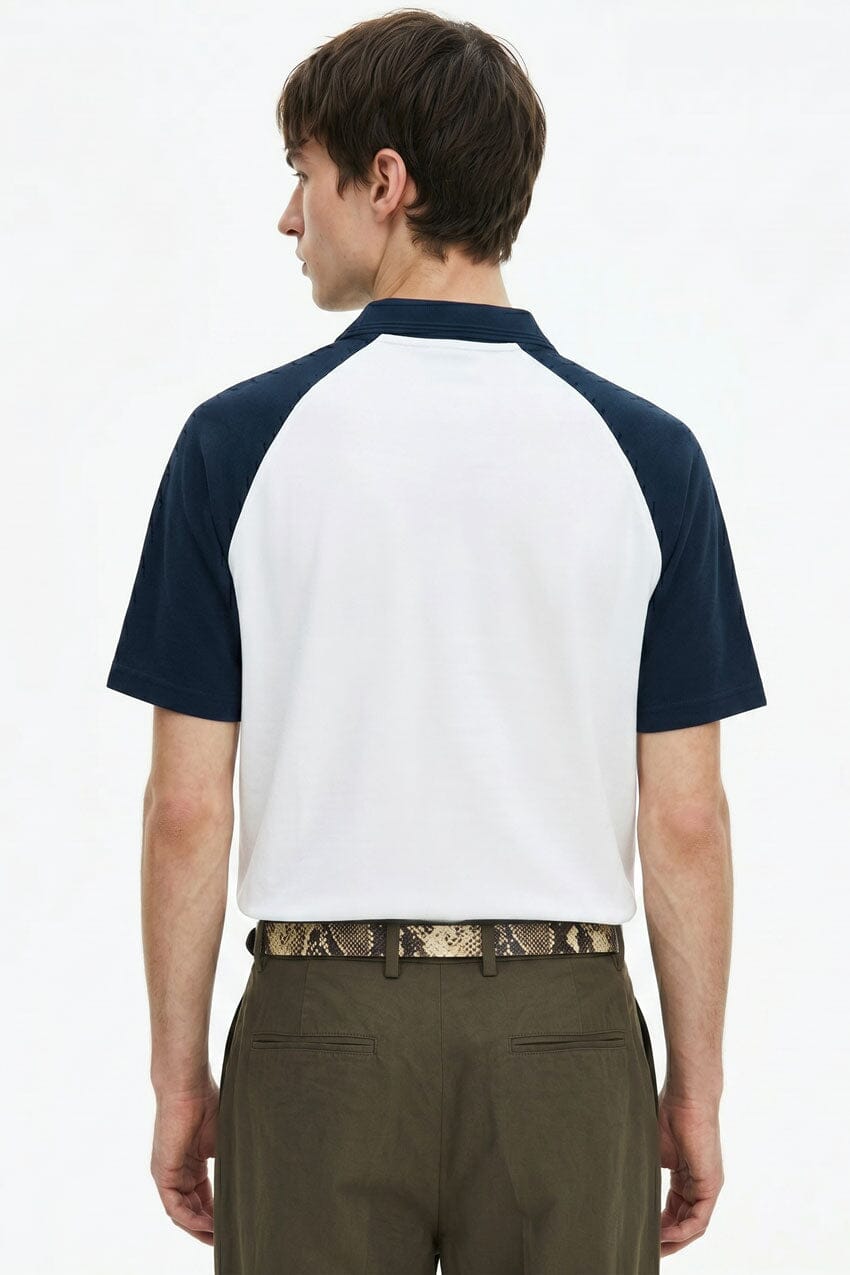 White & Navy