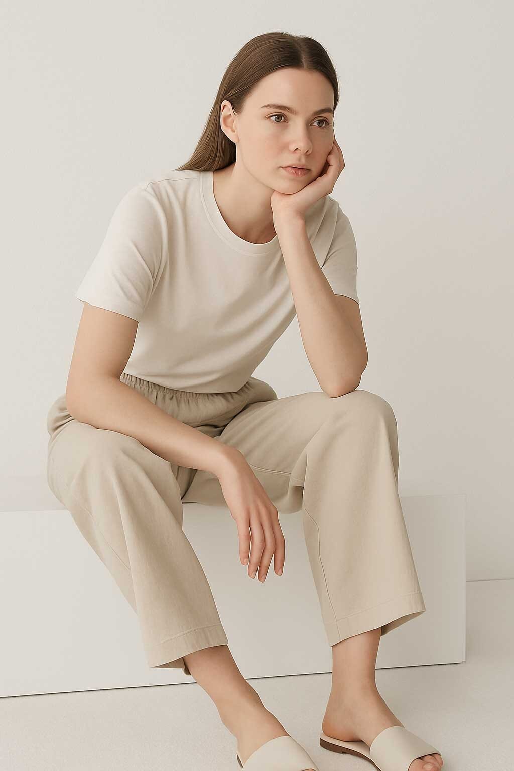 East West Women's Straight Fit Minor Fault Trousers