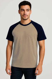 Light Taupe & Navy