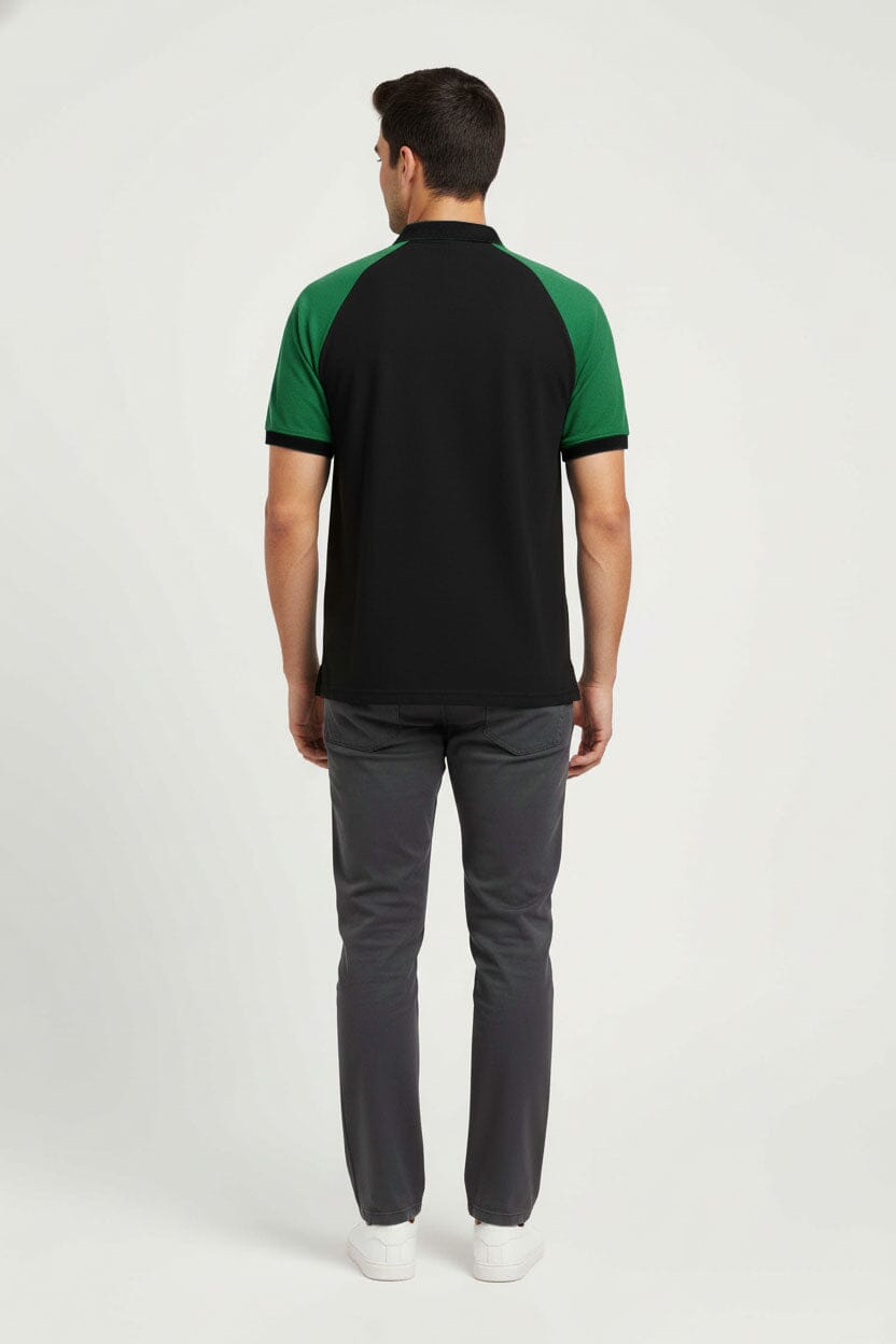 Black & Bottle Green