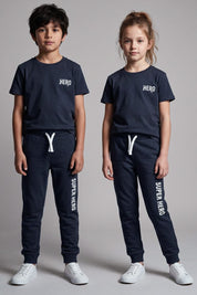 Navy & White