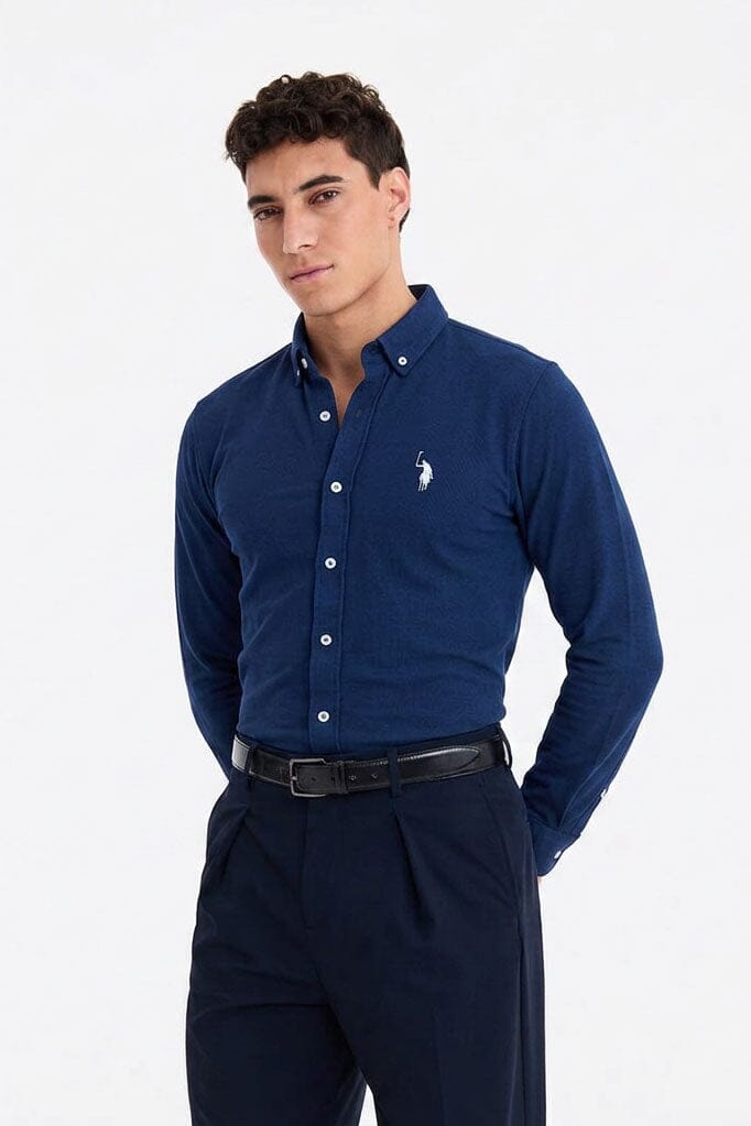 Navy Blue & White