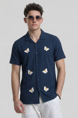 2 Much Men's Camp Collar Casual Shirt