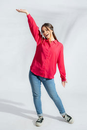 East West By Polo Republica Women's Button Down Shirt Women's Casual Top East West 