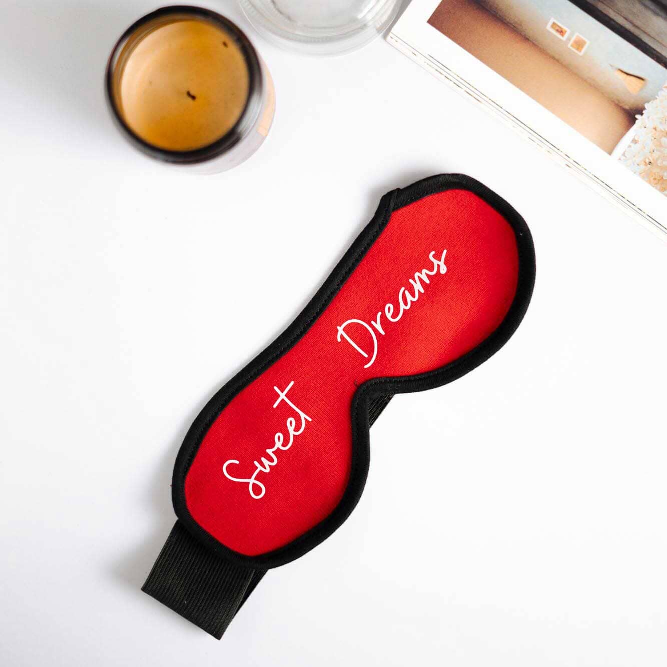 Polo Republica 'Sustainable Comfort' Eye Mask for Sleeping Eyewear Polo Republica Red Sweet Dream 