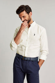 Polo Republica Men's Brandeta Minor Fault Casual Shirt Minor Fault Polo Republica Off White S 