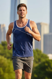USQUARED Men's Piping Activewear Minor Fault Tank Top