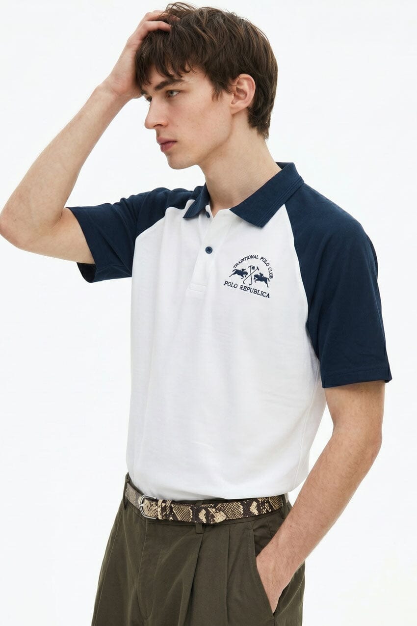 White & Navy