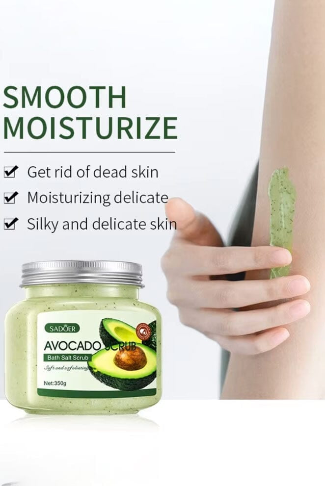 Sadoer Avocado Bath Salt Scrub - 350g