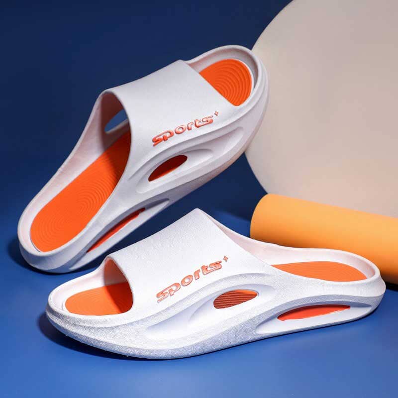 Off White & Orange