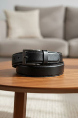 Men's Textured Premium Leather Belt