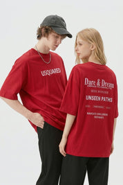 USQUARED Unisex Dare & Dream Oversized Tee Shirt