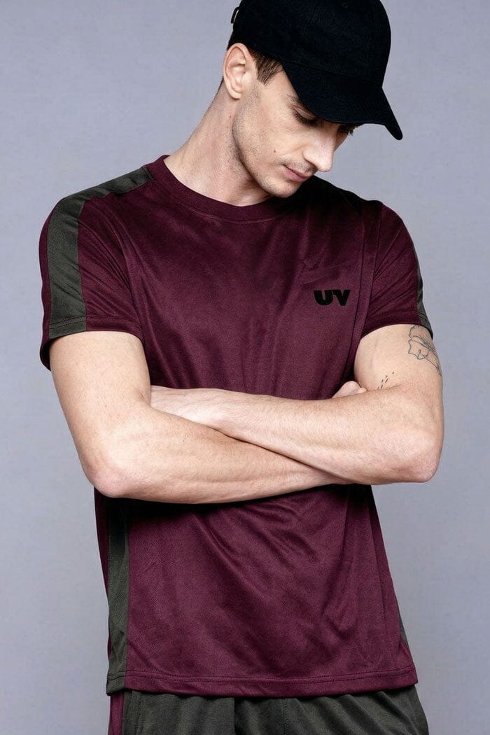 Maroon & Graphite