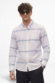 White & Blue