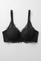 Linbo Women's Floral Net Foam Padded Bra