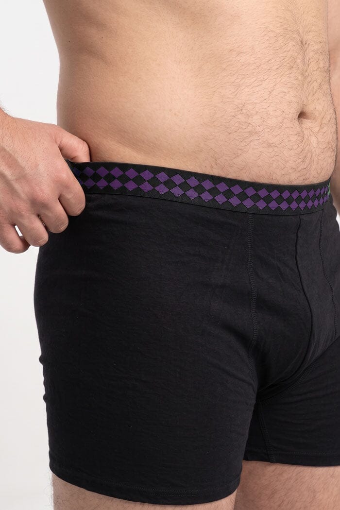 Black & Purple