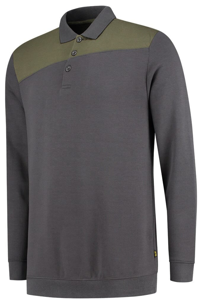 Tricorp Men's Contrast Panel Polo Sweater Men's Sweat Shirt ST 