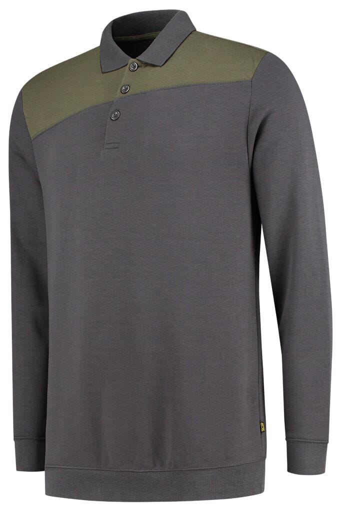 Tricorp Men's Contrast Panel Polo Sweater Men's Sweat Shirt ST 