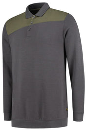 Tricorp Men's Contrast Panel Polo Sweater Men's Sweat Shirt ST Graphite L 