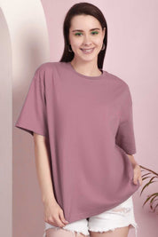 Women's Oversized Crew Neck Minor Fault Tee Shirt