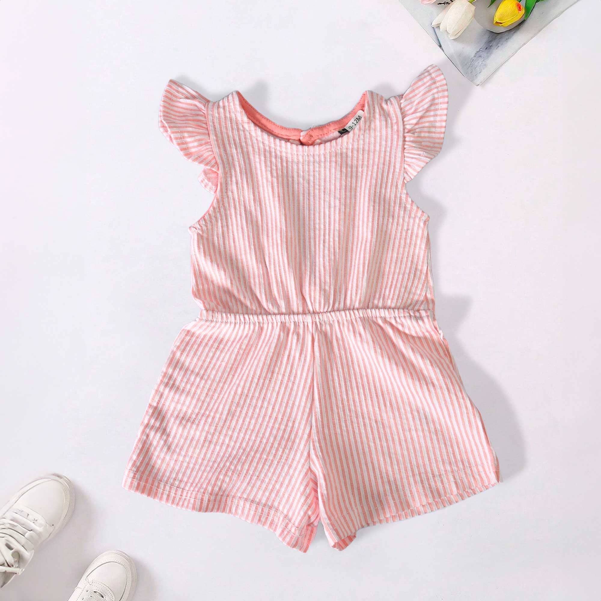 VC Girl's Toulon Striped Premium Frock