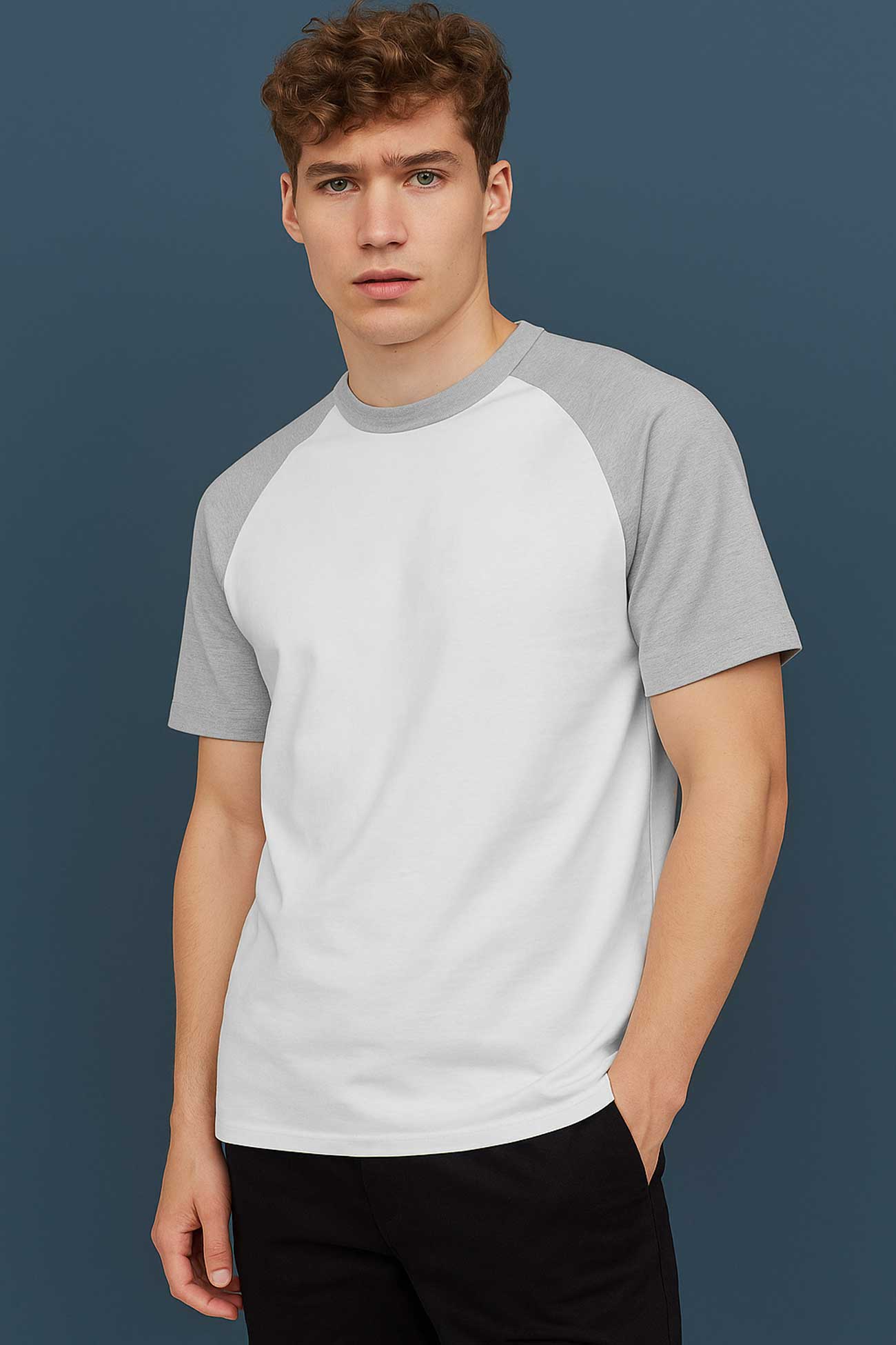 White & Heather Grey