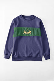 Navy & Bottle Green