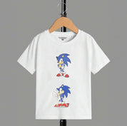 Polo Republica Boy's Superhero Sonic Printed Tee Shirt Boy's Tee Shirt Polo Republica White 1-2 Years 