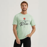 Kelbrg Men's The Rose Rises Printed Tee Shirt