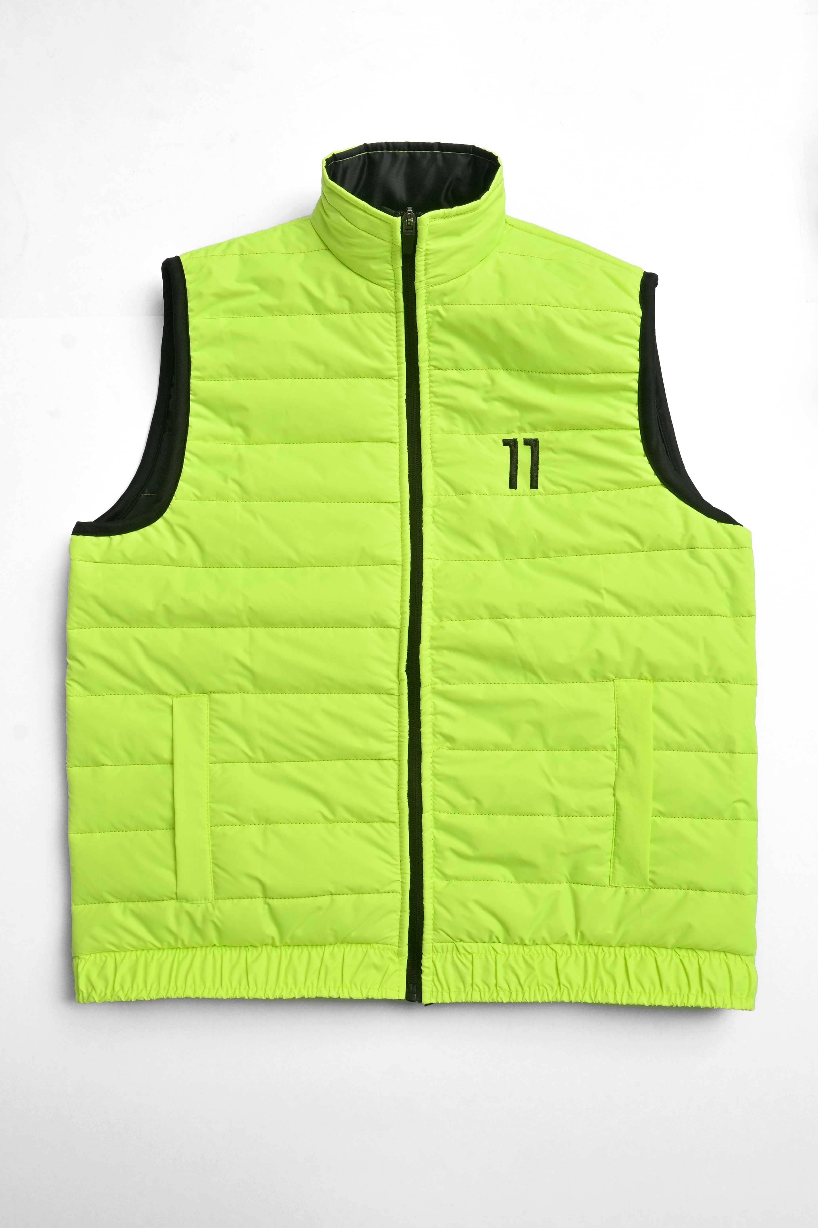 Burnt Soul Unisex 11 Embroidered Body Warmer Puffer Gilet Unisex Gilet IBT Parrot S 