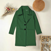 Polo Republica Kid's Winter Fleece Long Coat Boy's Jacket Polo Republica Bottle Green 2-3 Years 