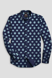 Navy & Turquoise