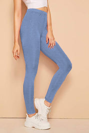 Hopio Girl's Solid Design Leggings Girl's Trousers MHJ 